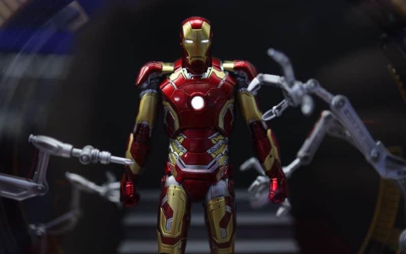 Iron Man upright standing in his suit