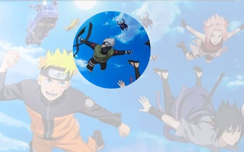 Kakashi Hatake flying