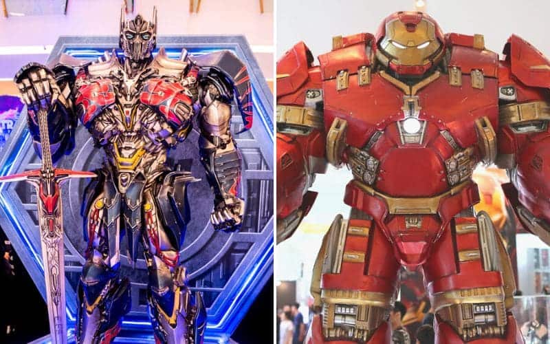 Optimus Prime vs Iron Man Hulkbuster