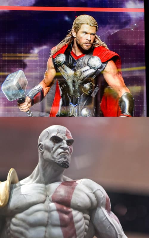 Kratos-Thor battle