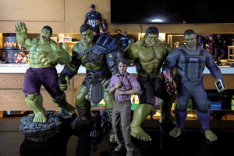 5 versions of the Hulk (Bruce Banner)