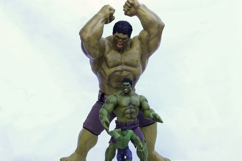 Hulk self comes out when he gets really angry