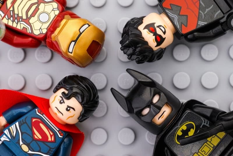 Superman, Batman, Iron Man