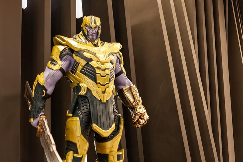 Thanos in his armor