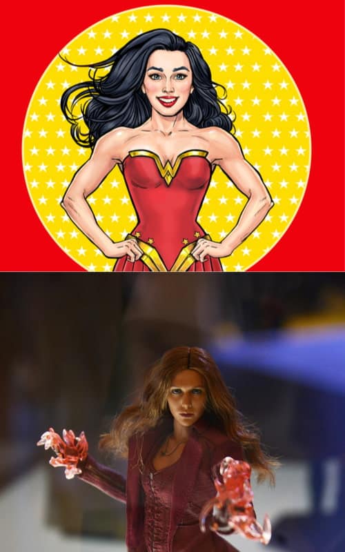 Wonder Woman vs. Scarlet Witch