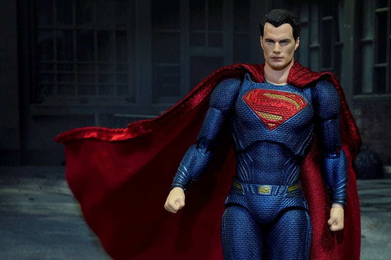 superman - superhero in his suit