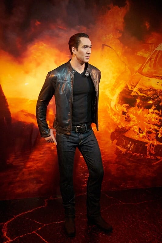 Nicolas Cage (Johnny Blaze - Ghost Rider) in Madame Tussauds Wax museum