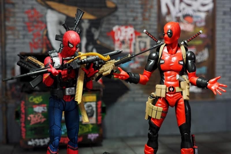 spider man vs. deadpool kid toys