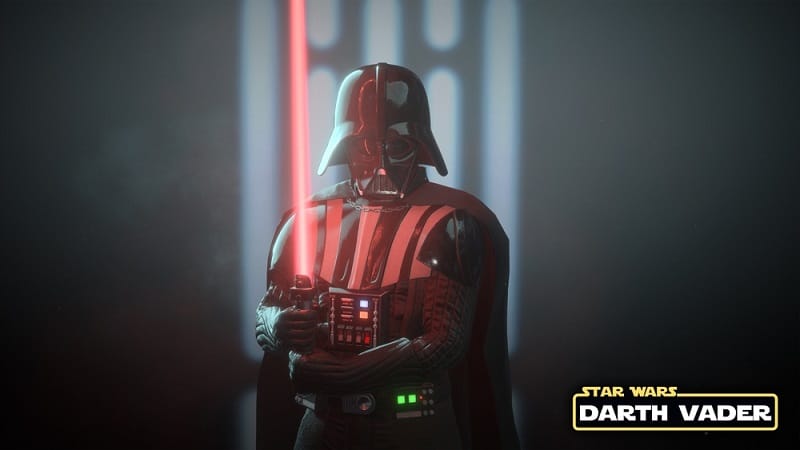 Vader with red lightsabers