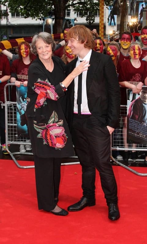 Rupert Grint and Maggie Smith at the World Premiere of 'Harry Potter and ther Half Blood Prince' at the Odeon Leicester Square, London