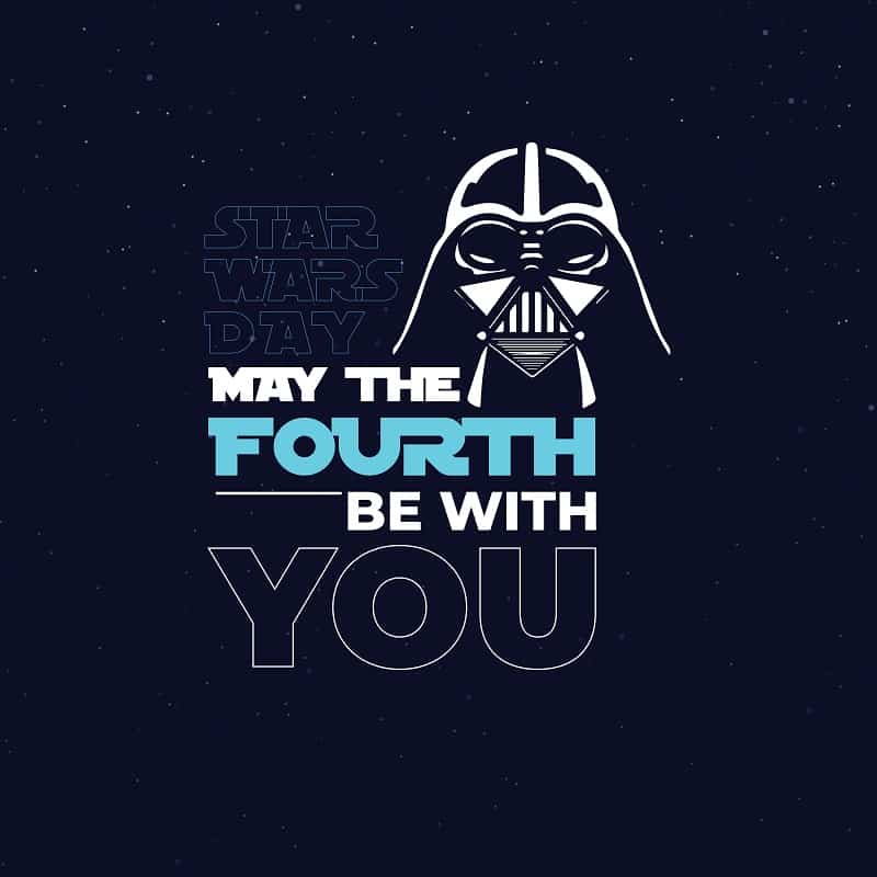 Star Wars quote - May the Force Be With You