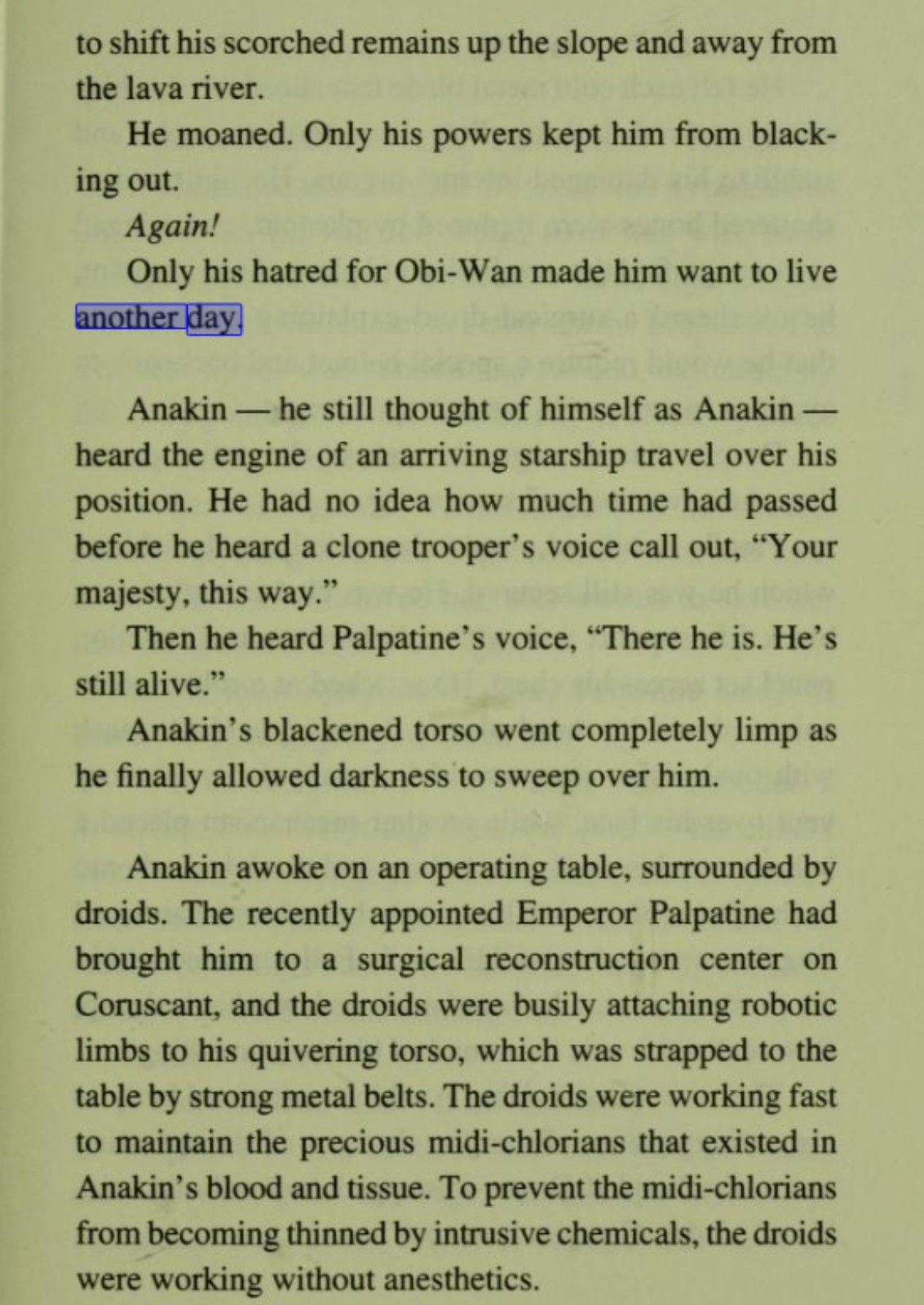 The Rise and Fall of Darth Vader novel