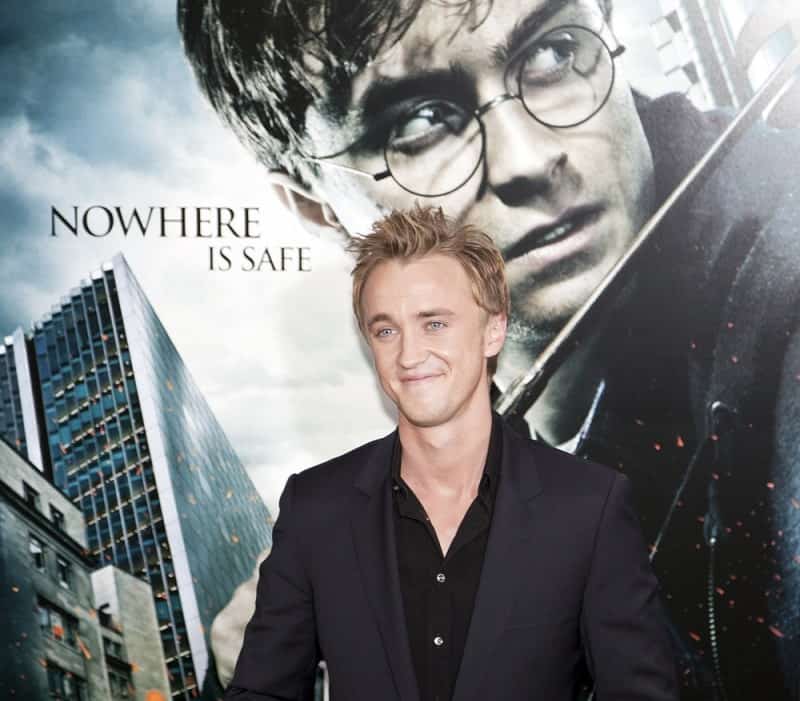 Actor Tom Felton attends the premiere of Harry Potter and the Deathly Hallows - Part 1