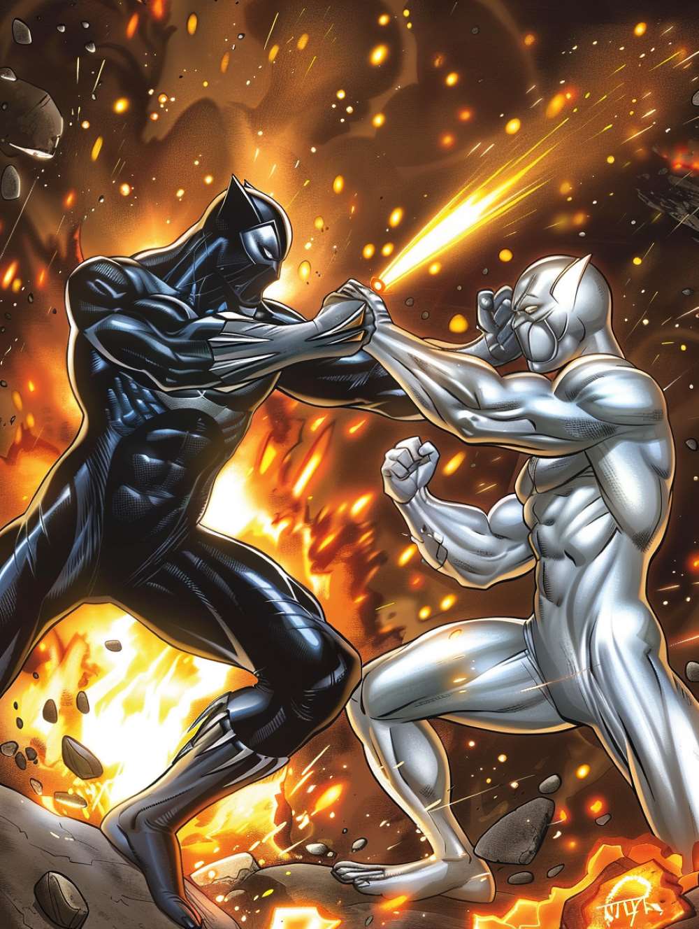 Black Panther vs White Wolf