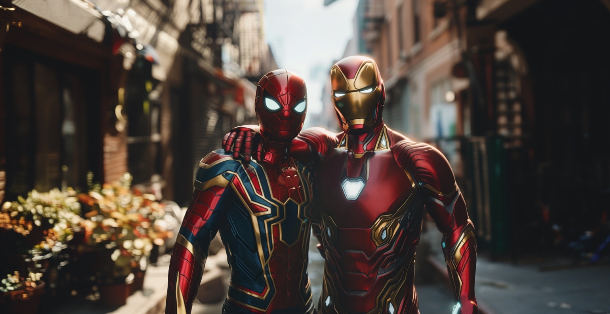 brotherhood between Iron Man and Spider-Man