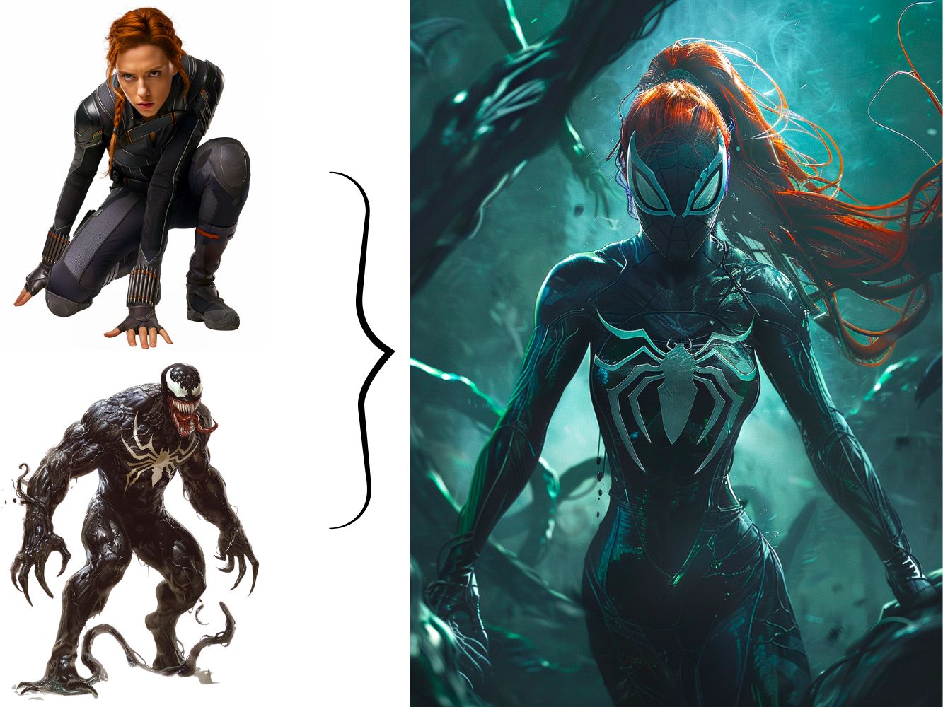 Black Widow With Symbiote