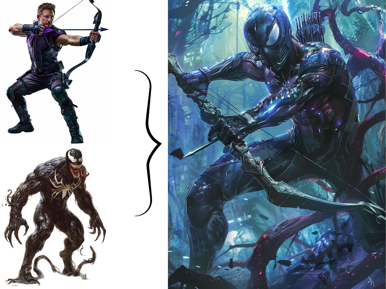 Hawkeye With Symbiote