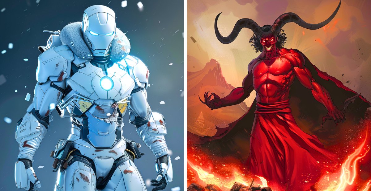 Tony Stark’s Iceman Suit vs. Mephisto