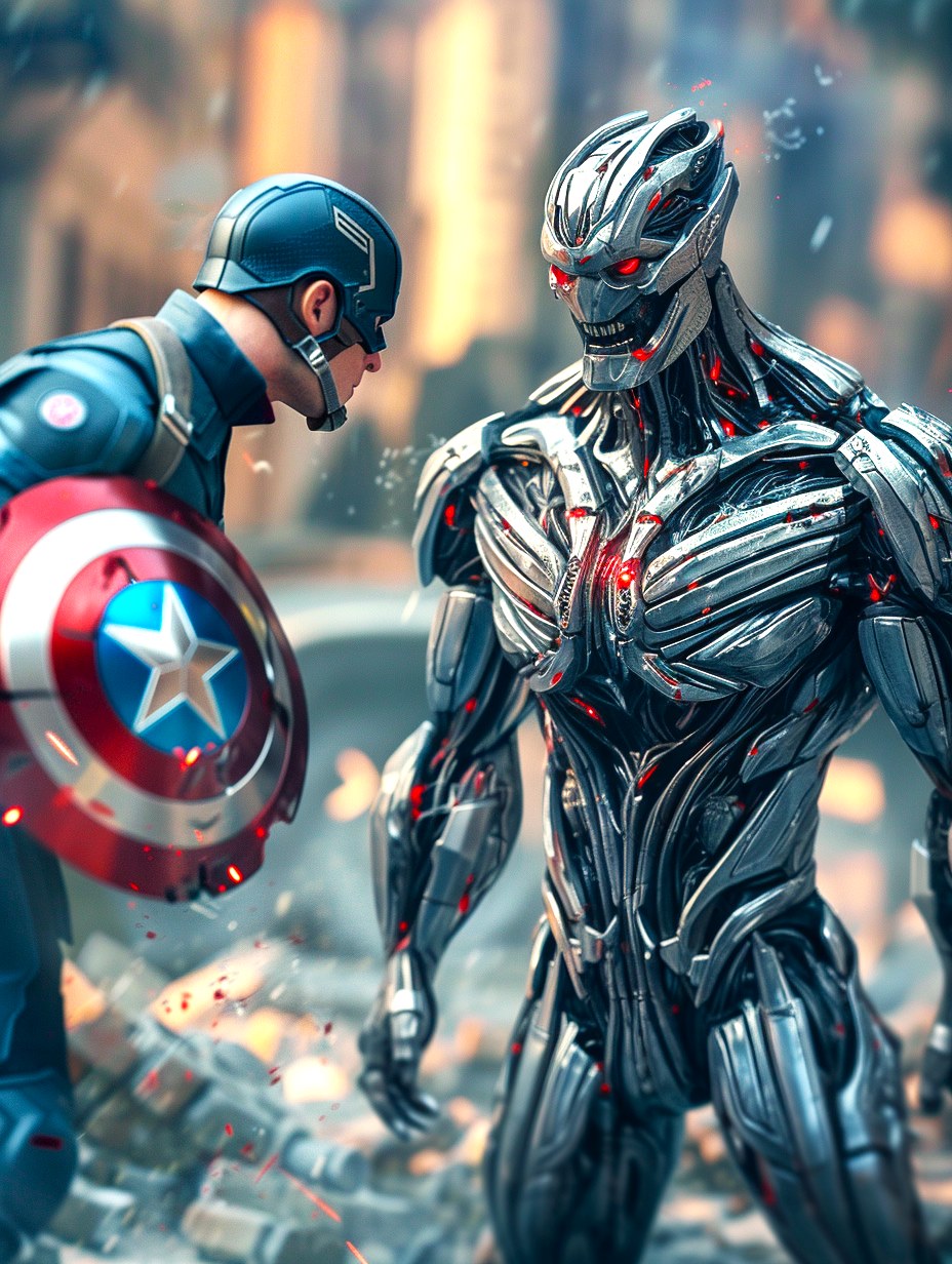 Captain America vs Ultron 3