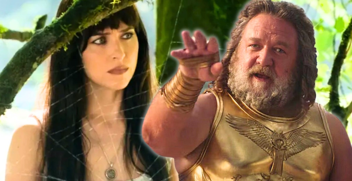Russell Crowe Calls Out Dakota Johnson’s Blame on ‘Madame Web’ Flop: ‘You’re Here for the Wrong Reasons’