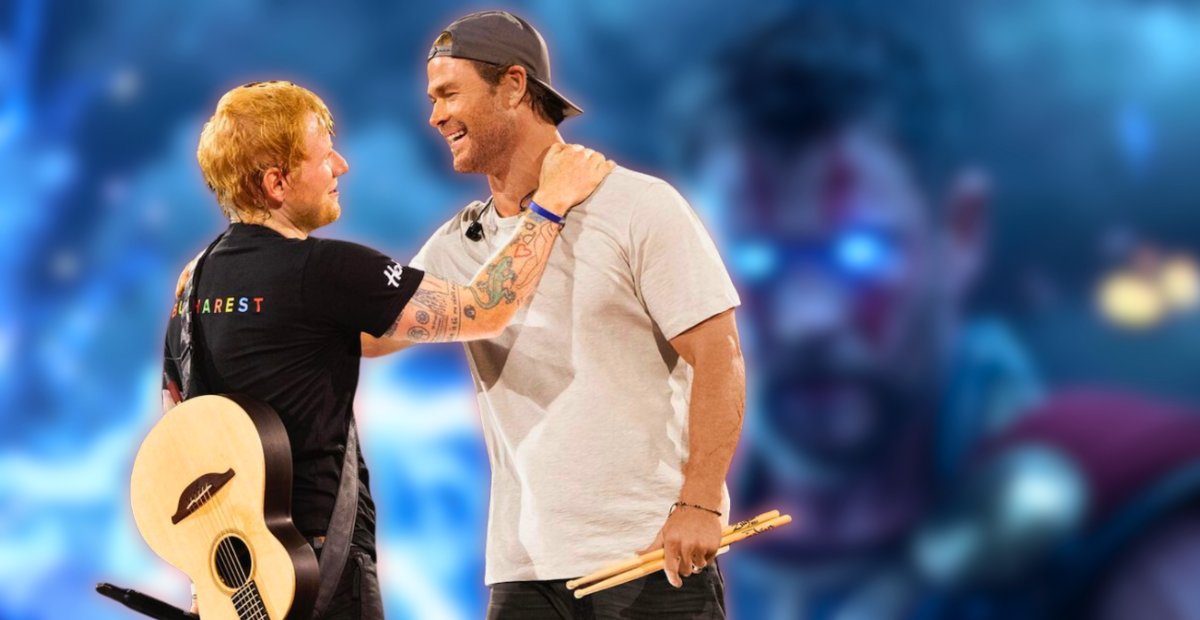 Chris Hemsworth SHOCKS Ed Sheeran Fans with SURPRISE Drum Performance